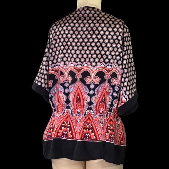 Rafaella Paisley Printed Top, LP, EUC - Picture 3 of 5